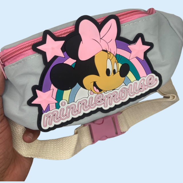 Minnie Mouse girls moonbag with silicone Minnie Mouse print