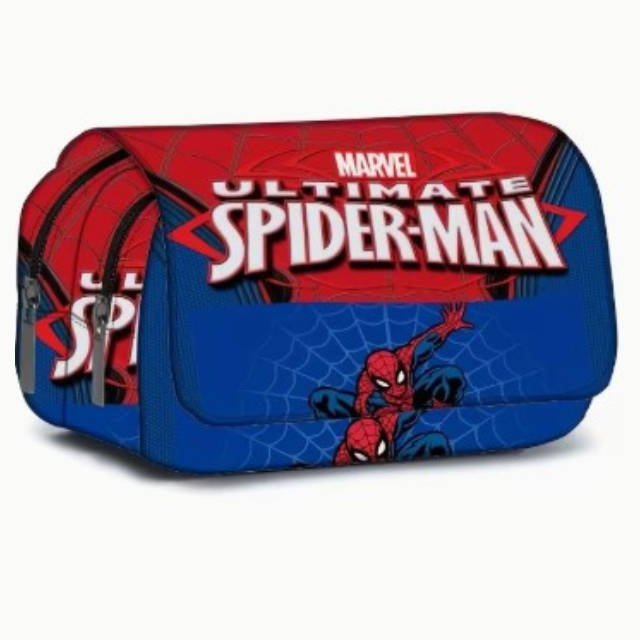 Spider-Man 3 compartment pencil case for kids
